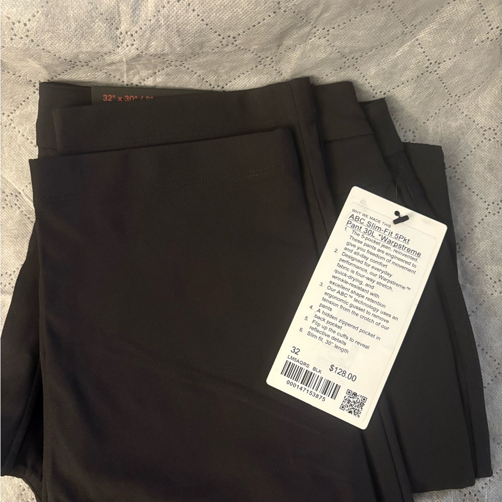 Lululemon ABC slim fit 5 pocket pants 30 L - warpstreme